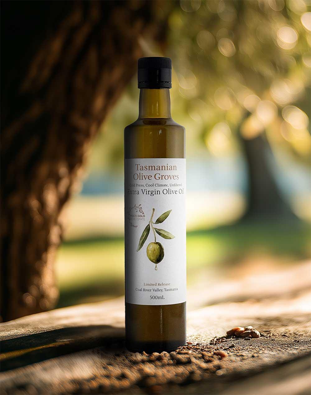 Labels for Olive Oil - Tasmanian Olive Groves