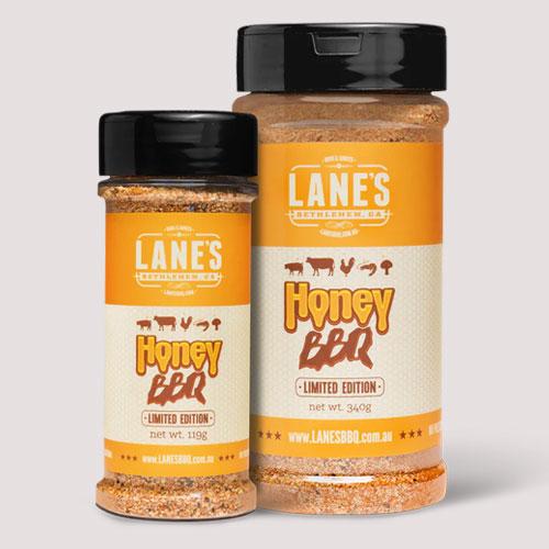 Food Labels for Lanes BBQ Spice Rubs Honey Flavour